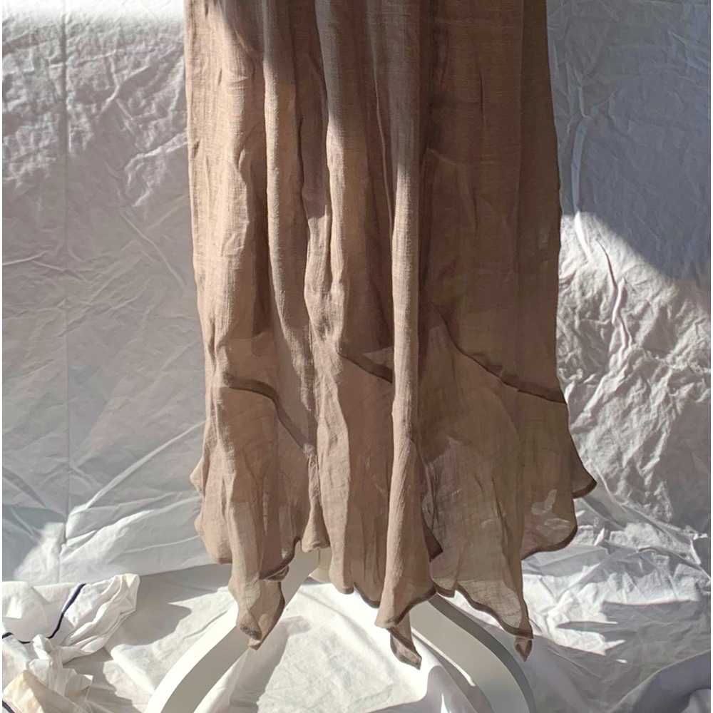 Summer/Gauze/Linen Full Length Skirt